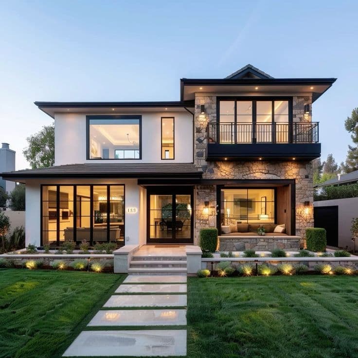 Modern real estate building